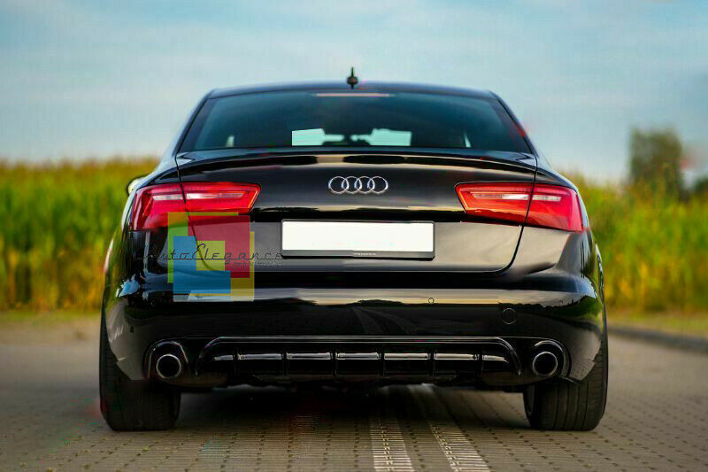 LOOK DIFFUSER S6 RS6 AUDI A6 C7 4G 2011-2014 AVANT SEDAN REAR SPOILER