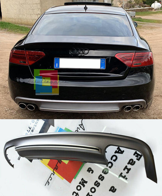 AUDI A5 SPORTBACK 2012-2015 RESTYLING DIFFUSORE POSTERIORE SOTTO PARAURTI S5 ABS AUTOELEGANCERICAMBI