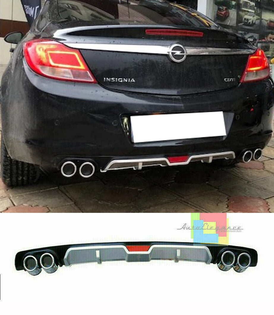 OPEL INSIGNIA A 08-17 DIFFUSORE SOTTO PARAURTI POSTERIORE ESTETICO ABS ...
