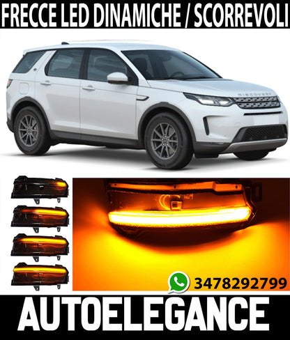 RANGE ROVER EVOQUE 14-18 FRECCE LED DINAMICHE PER SPECCHI LATERALI SCORREVOLI