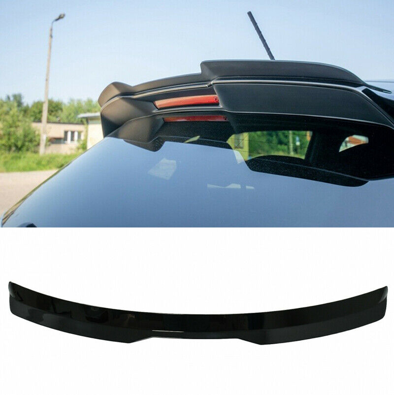 VW POLO 6R 6C 2009-2017 ADDITIONAL REAR ROOF SPOILER ABS BLACK