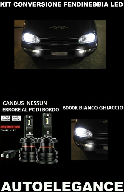 VW GOLF III LED FOG LIGHTS 10.000LM CAMBUS 0032