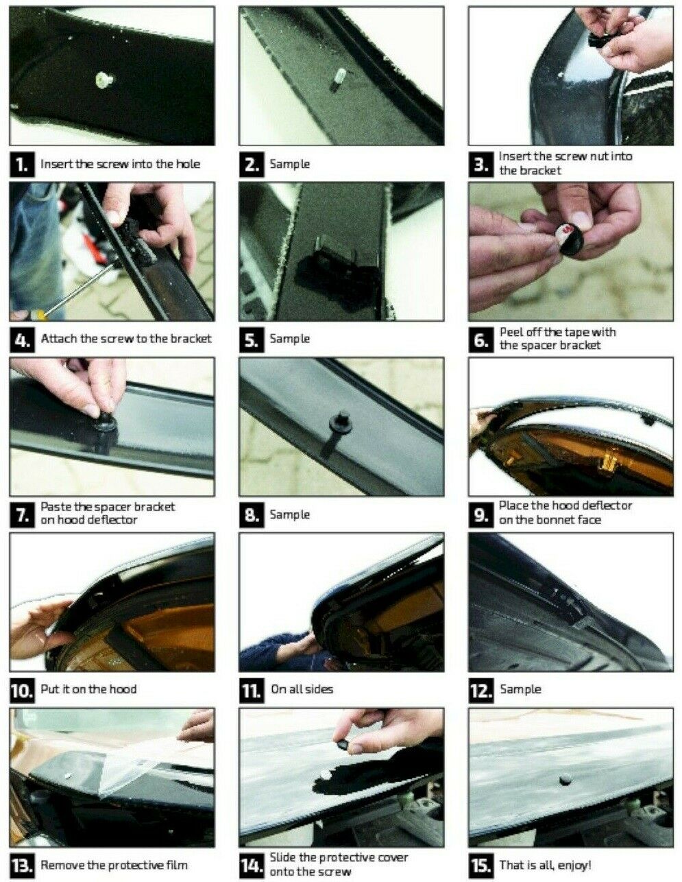FRONT HOOD PROTECTION MITSUBISHI PAJERO SPORT 1997-2008 