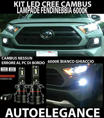 TOYOTA RAV4 MK5 V LED FOG LIGHTS 10.000LM CAMBUS - AT 0032