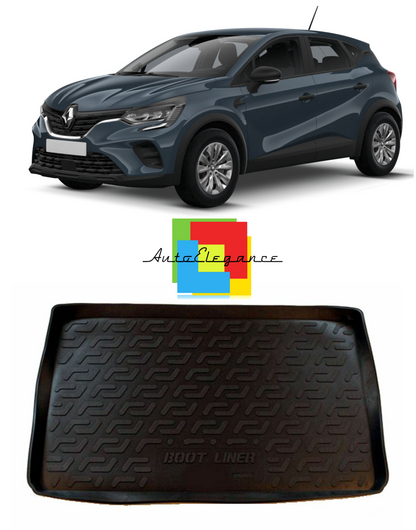 TRUNK MAT RUBBER CARPET SUPERGRIP RENAULT CAPTUR 2014-2019 -AT-