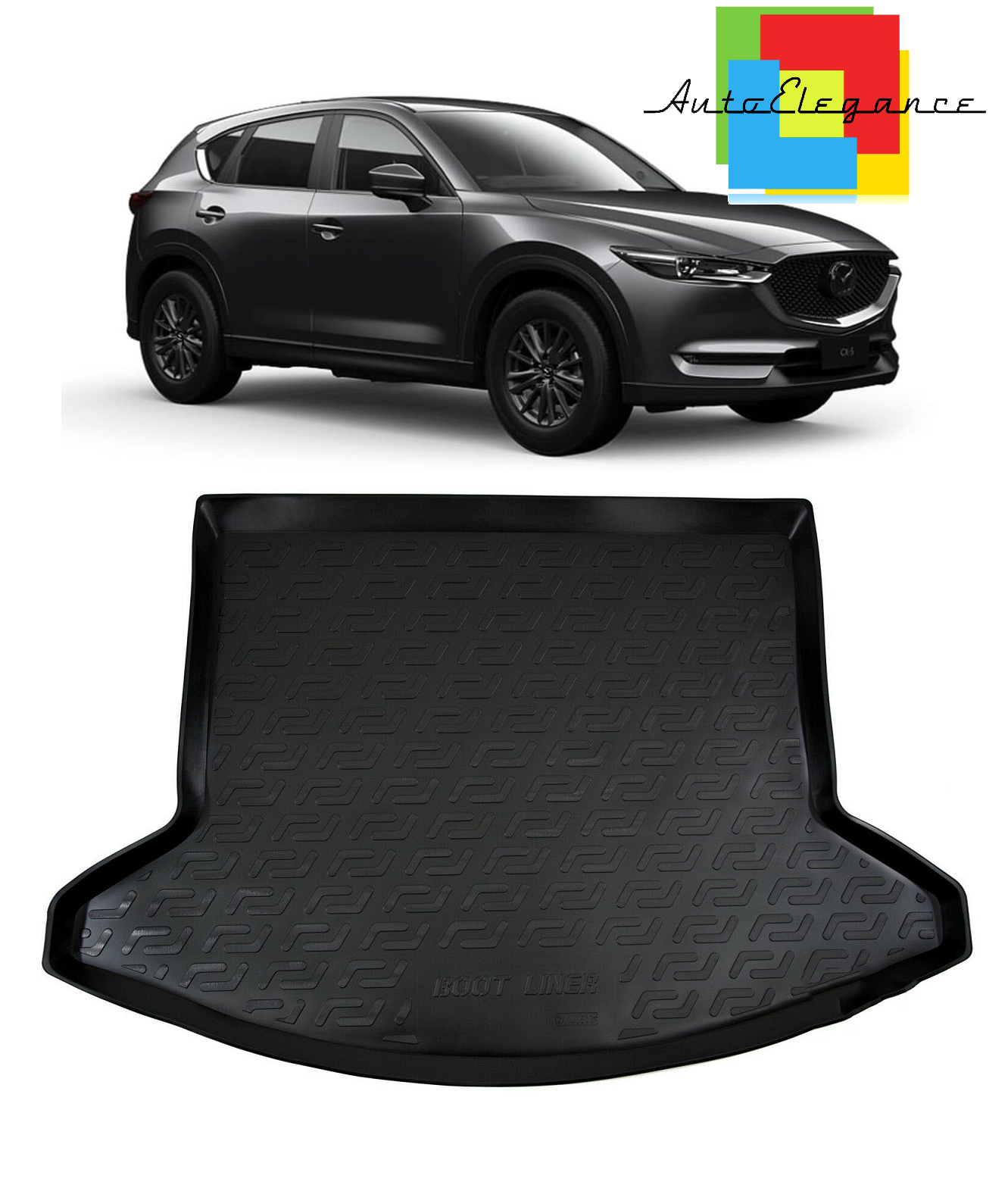 TRUNK LINER RUBBER CARPET SUPERGRIP MAZDA CX-5 CX5 2017+ 0032