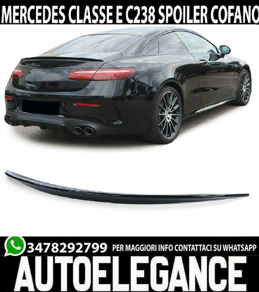 MERCEDES E-CLASS COUPE C238 AMG LOOK GLOSS BLACK REAR BONNET SPOILER