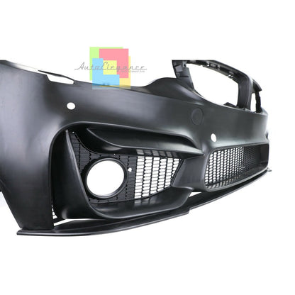 BMW SERIE 4 F32 2013-2017 PARAURTI ANTERIORE DESIGN M4 + MINIGONNE LATERALI SOTTO PORTA LOOK M TECH AUTOELEGANCERICAMBI