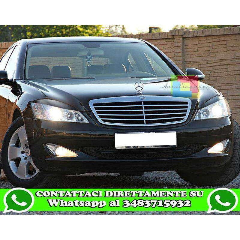 MERCEDES CLASSE S W221 2005-2009 PALPEBRE FARI ANTERIORI LOOK SPORTIVO