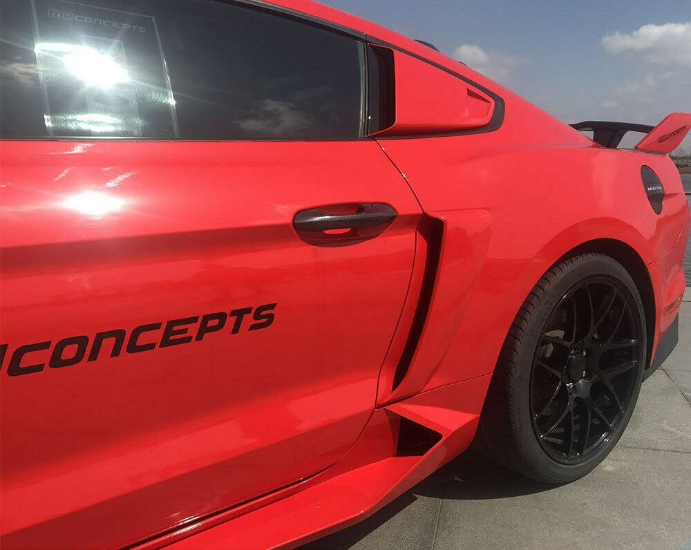 FORD MUSTANG 2015-2017 MINIGONNE LATERALI SPORTIVE GT350 SOTTO PORTA