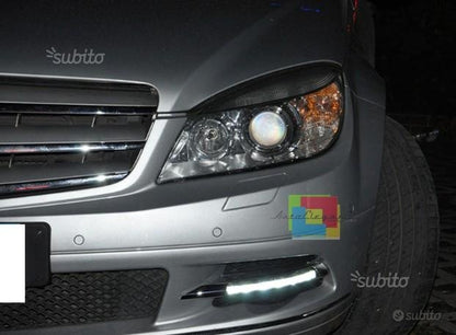 GRIGLIE DIURNE LED MERCEDES CLASSE C W204 2007-2011