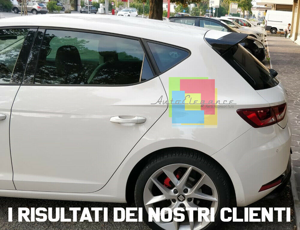 SEAT LEON 5F 2017-2020 LIFT SPORT REAR ROOF SPOILER IN SPORT ABS