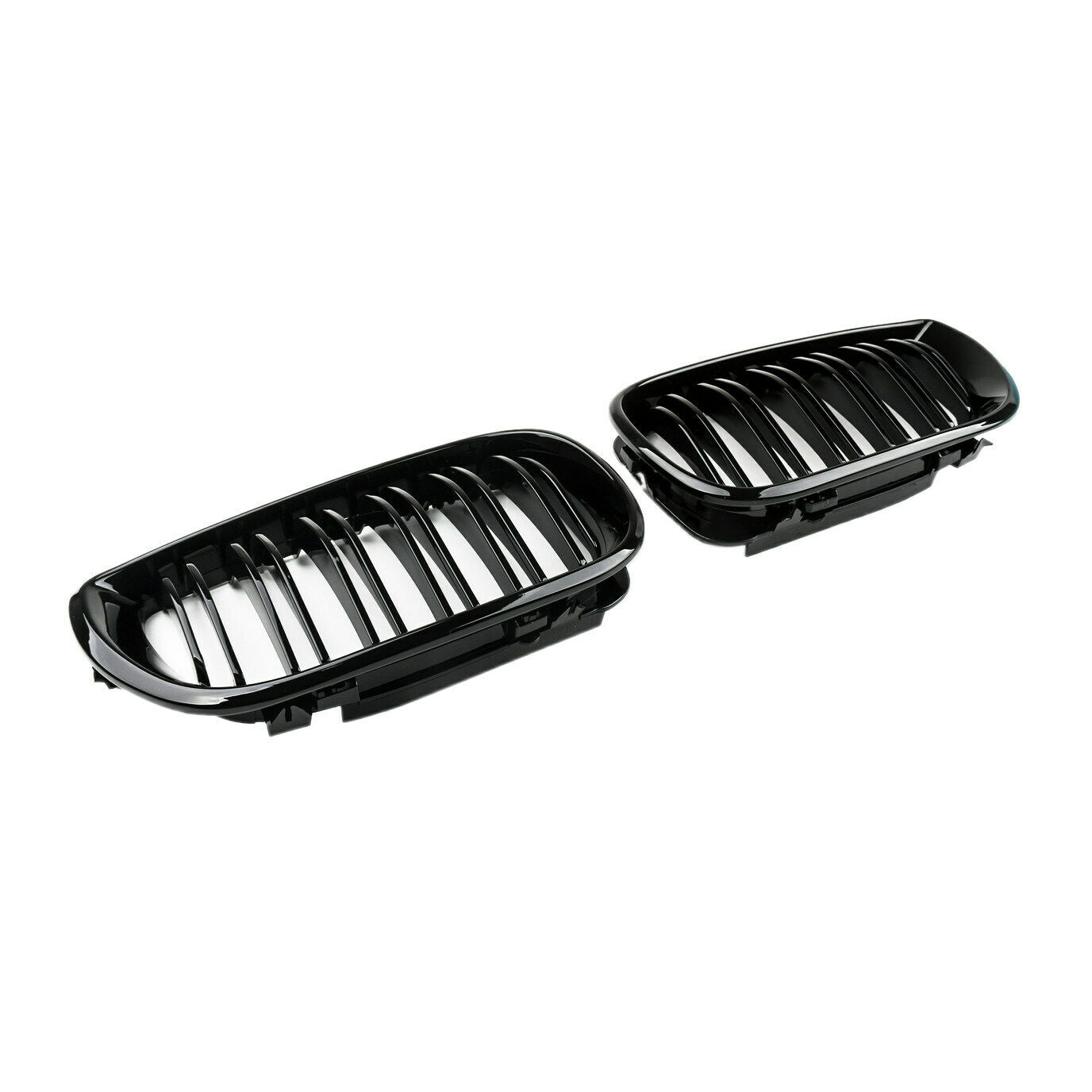BMW SERIE 3 E46 BERLINA SW 2001-2005 GRIGLIE ANTERIORI NERO LUCIDO AUTOELEGANCERICAMBI