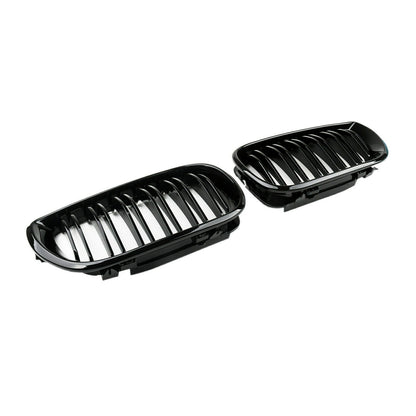 BMW SERIE 3 E46 BERLINA SW 2001-2005 GRIGLIE ANTERIORI NERO LUCIDO AUTOELEGANCERICAMBI