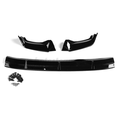 VW TIGUAN II FRONT BUMPER SPLITTER GLOSS BLACK SPORT - 3P