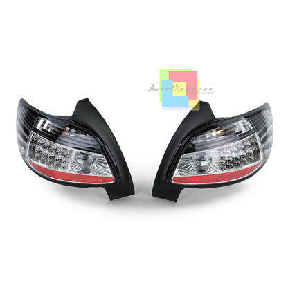 PEUGEOT 206 3 &amp; 5 DOORS 1998+ SMOKED LED REAR LIGHTS TUNING LOOK