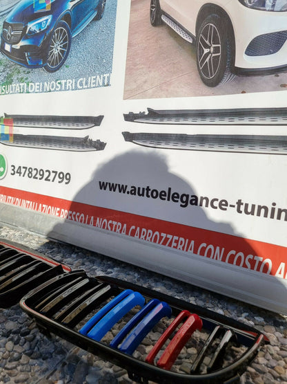 BMW 3 SERIES E90 E91 2004 TO 2007 SPORT FRONT GRILLE DOUBLE BAND 3 COLORS M