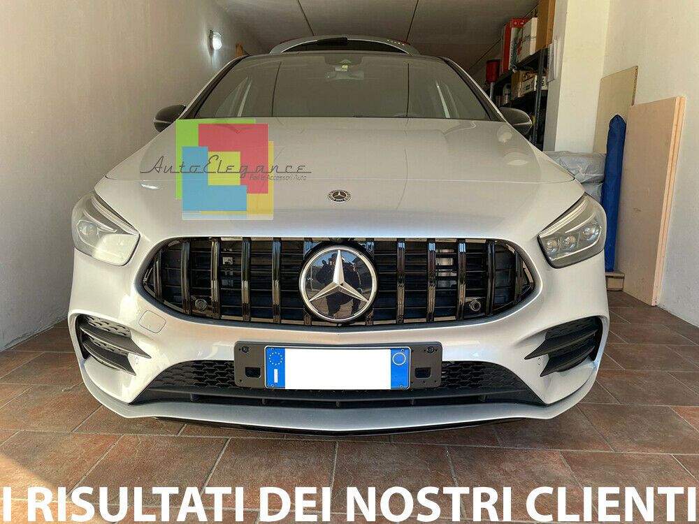 GRIGLIA ANTERIORE MERCEDES CLASSE B W247 MASCHERINA AMG PANAMERICANA BLACK