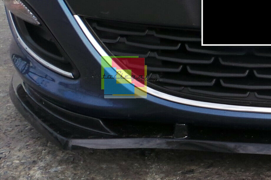 0141 OPEL ASTRA J LIP SPOILER SOTTO PARAURTI ANTERIORE ABS NERO AUTOELEGANCERICAMBI