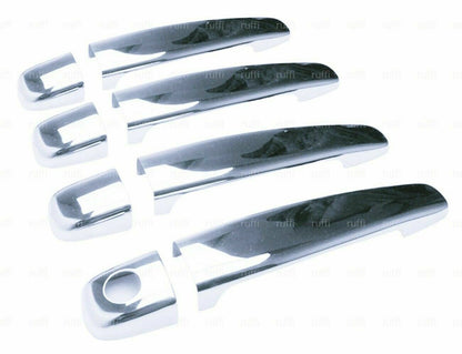 CROMATURA MANIGLIE 4 PORTE CITROEN C3 MK1 2002-2009 ACCIAIO INOX ADESIVO 0032 AUTOELEGANCERICAMBI