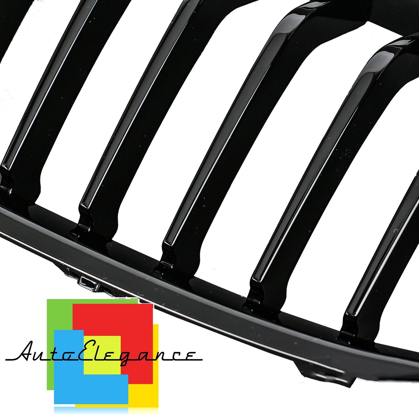 FRONT MUSTACHE GRILLE 3 SERIES F30 F31 F35 M LOOK GLOSS BLACK SINGLE KIDNEY NEWS