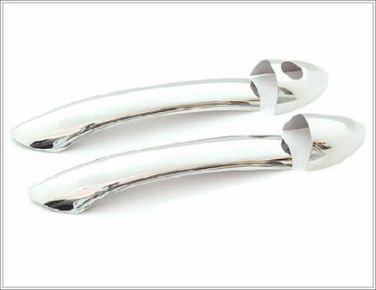 CROMATURA MANIGLIE 2 PORTE MERCEDES C CL203 W203 2001-2008 INOX ADESIVO 0032 AUTOELEGANCERICAMBI
