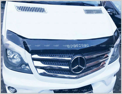 CROMATURA GRIGLIA FRONTALE 5PZ MERCEDES SPRINTER W906 13-18 INOX ADESIVO 0032 AUTOELEGANCERICAMBI