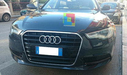 AUDI A6 4G C7 2010-2014 GRIGLIE FENDINEBBIA NIDO D'APE NERE AUTOELEGANCERICAMBI