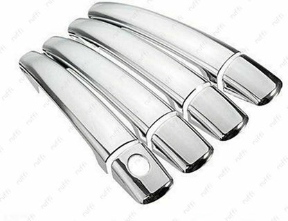 CROMATURA MANIGLIE 4 PORTE CITROEN JUMPY 2007-2016 ACCIAIO INOX ADESIVO 0032 AUTOELEGANCERICAMBI