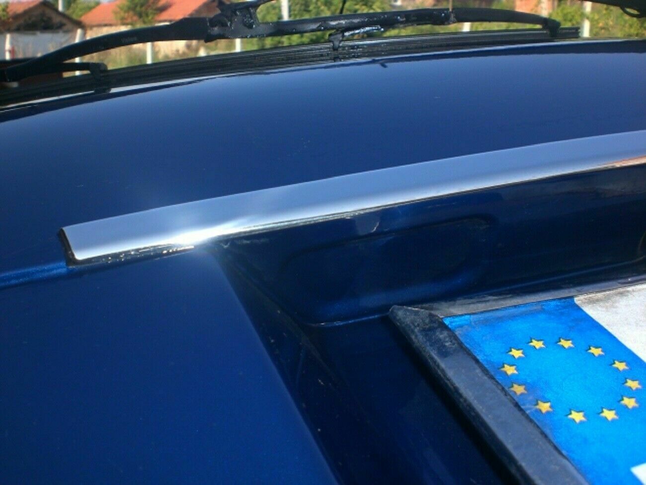CROMATURA BAGAGLIAIO BMW Serie 3 E90 E91 2004-2012 ACCIAIO INOX ADESIVO 0032 AUTOELEGANCERICAMBI