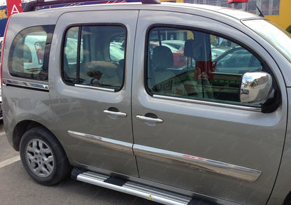 CROMATURA CORNICI FINESTRINI 4PZ MERCEDES CITAN 2012+ INOX ADESIVO 0032 AUTOELEGANCERICAMBI