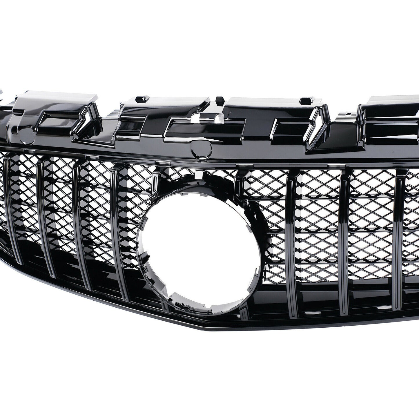 FRONT GRILLE MERCEDES R172 SLC 2016-2019 BLACK HONEYCOMB PROFILES MASK