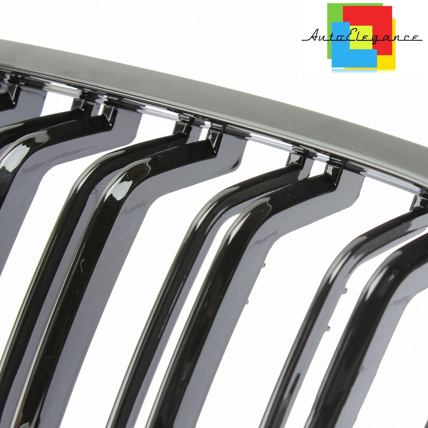 3 SERIES E90 E91 MUSTACHE GRILLE GLOSS BLACK LOOK DOUBLE KIDNEY NEWS