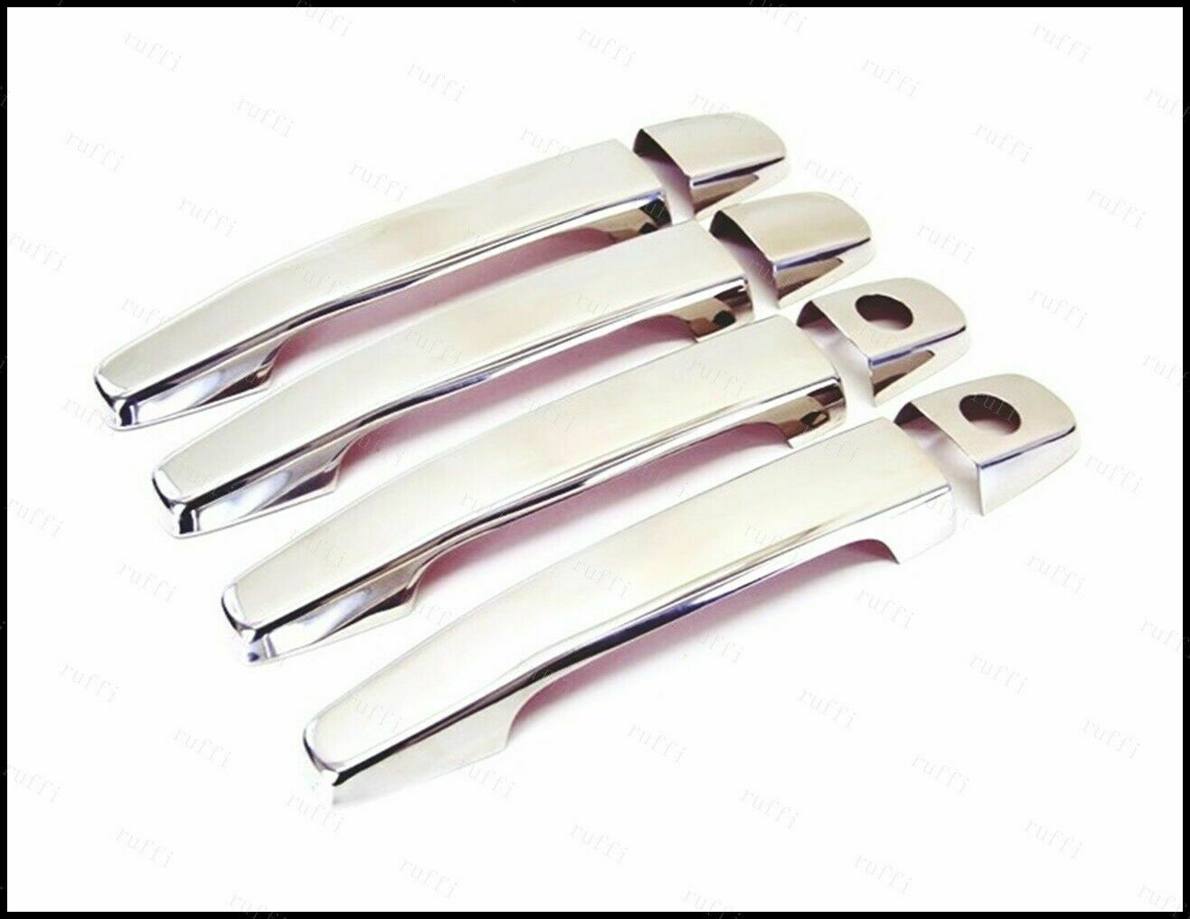 CROMATURA MANIGLIE 4 PORTE MERCEDES E W210 S210 1995-2003 INOX ADESIVO 0032 AUTOELEGANCERICAMBI