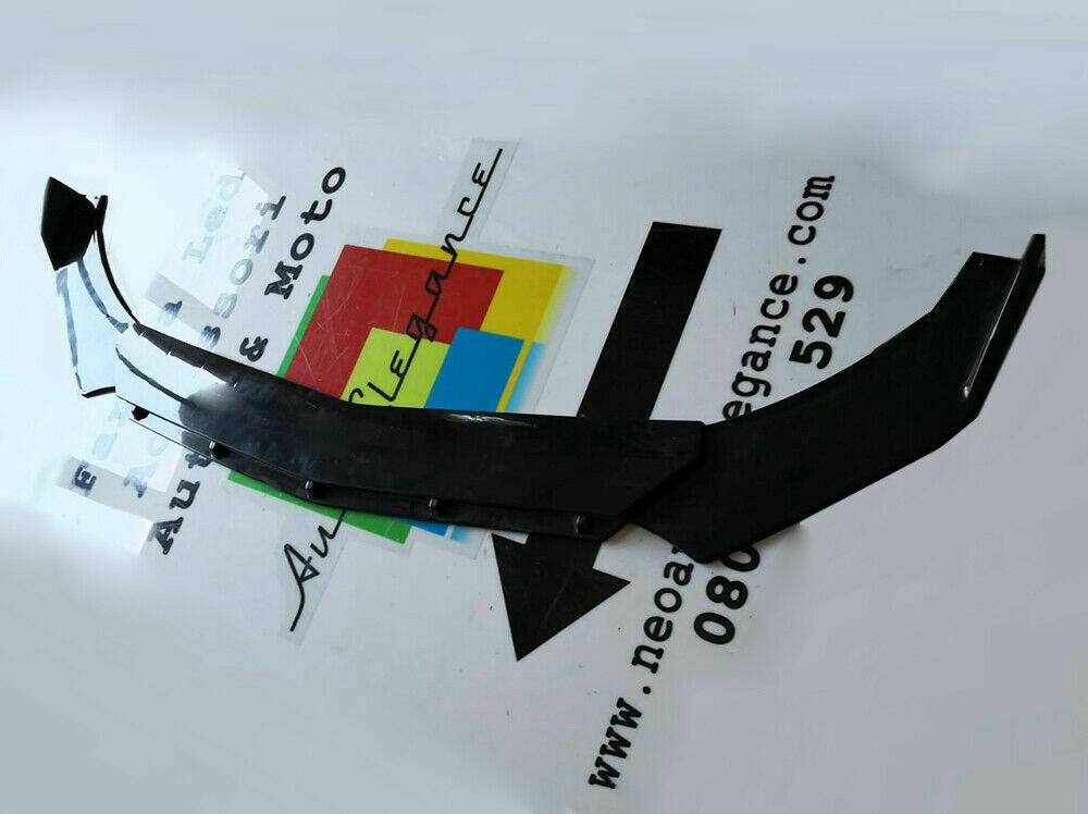 0237 VW GOLF 7 & 7.5 SPLITTER PARAURTI ANTERIORE NERO LUCIDO LOOK RS AUTOELEGANCERICAMBI