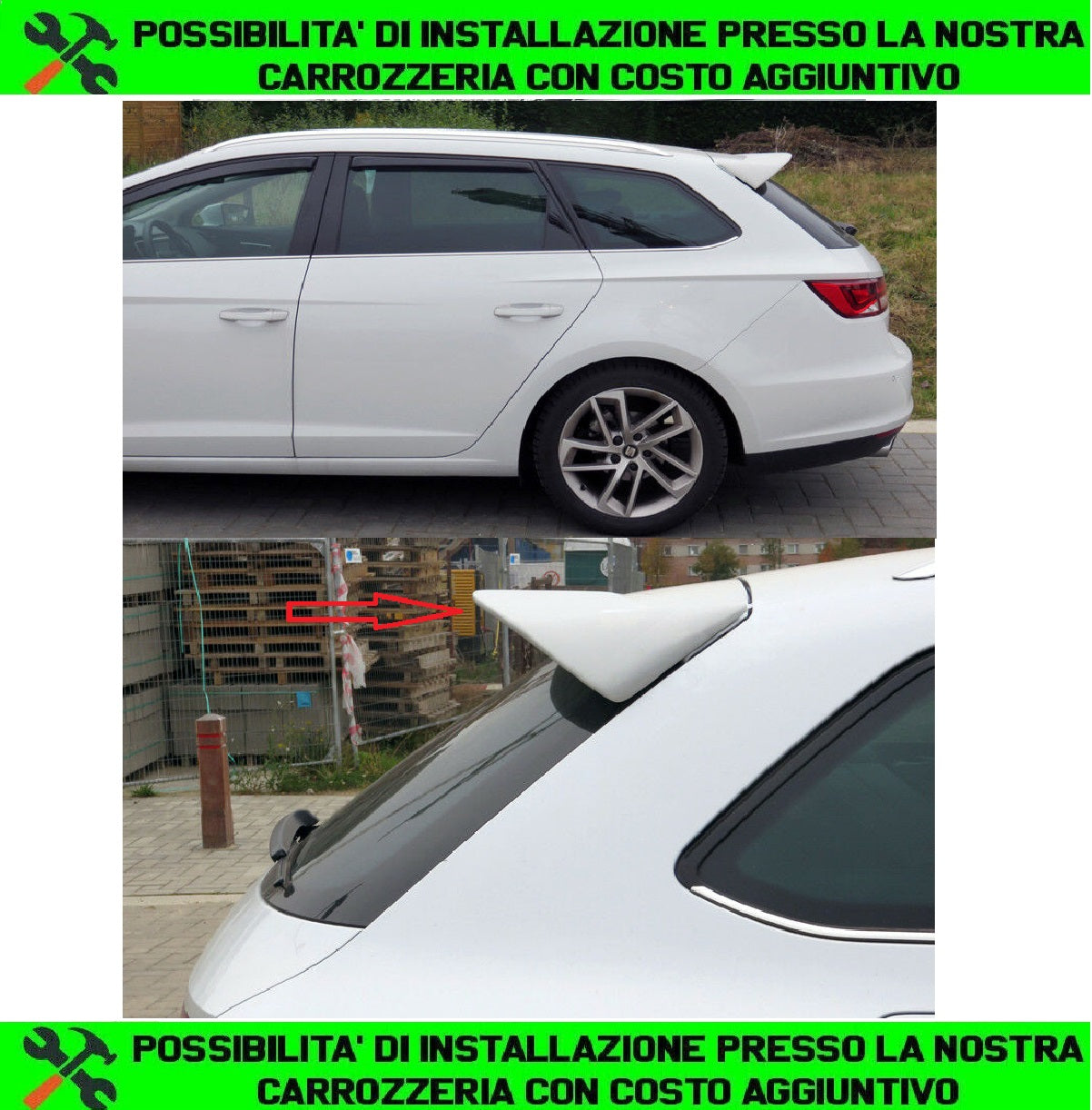 SPOILER ALETTONE POSTERIORE SEAT LEON 5F8 ST SPORTS TOURER / STATION WAGON