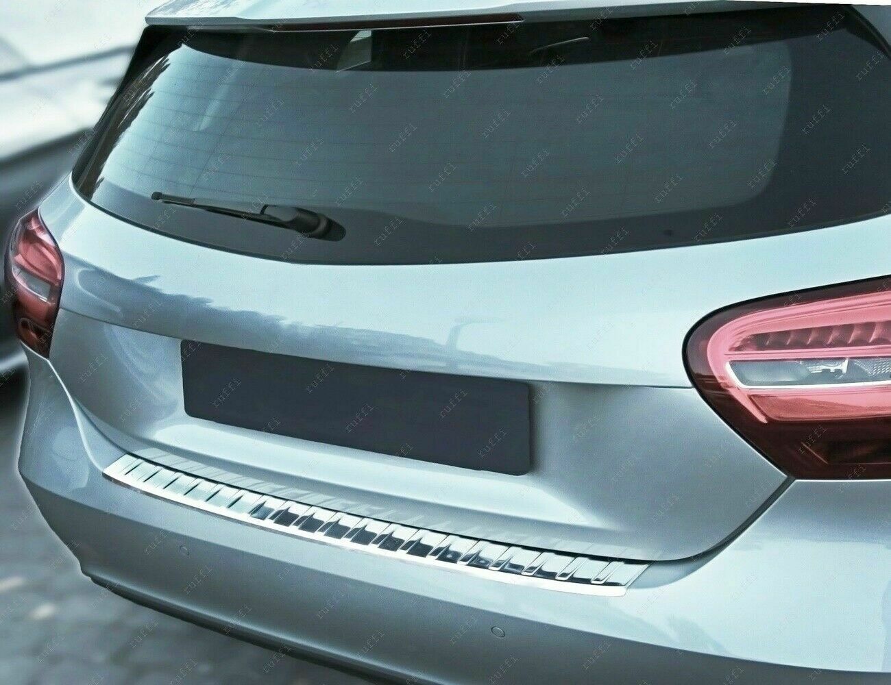 CROMATURA PROTEZIONE PARAURTI POST. MERCEDES A W176 2012-2018 INOX ADESIVO 0032 AUTOELEGANCERICAMBI