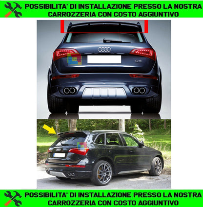 SPOILER POSTERIORE AUDI Q5 2008-2014 SUL TETTO TUNING TOP QUALITA INSTALLAZIONE