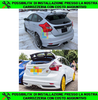 FORD FOCUS III MK3 2011+ REAR DIFFUSER UNDER BUMPER RS LOOK TUNING