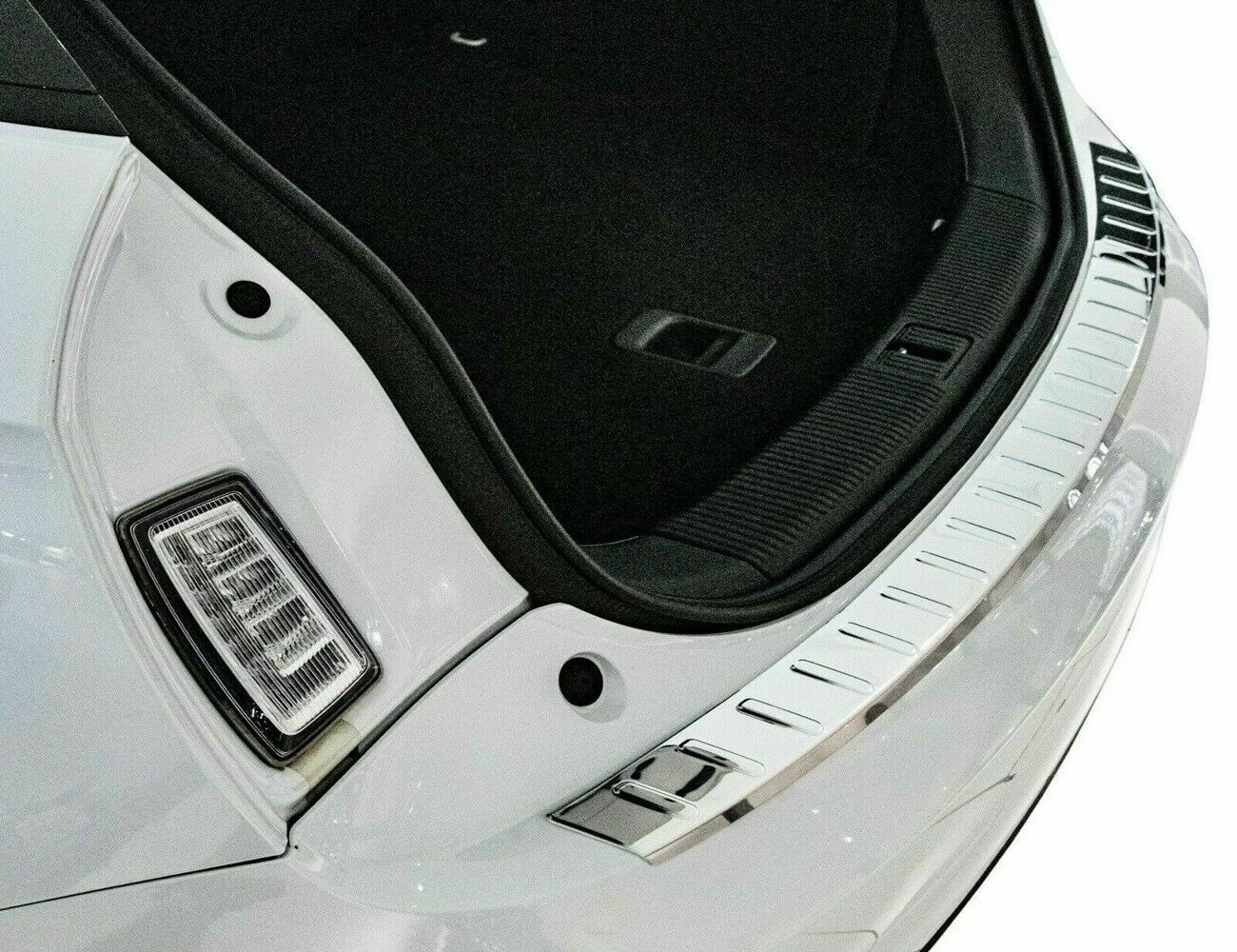 CROMATURA PROTEZIONE PARAURTI POSTERIORE AUDI A1 8X 2010-2018 INOX ADESIVO 0032 AUTOELEGANCERICAMBI