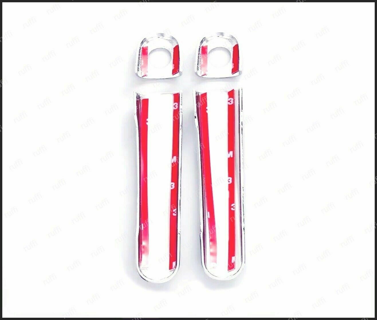 CROMATURA MANIGLIE PORTE AUDI TT/Roadster 1998-2014 CL ACCIAIO INOX ADESIVO 0032 AUTOELEGANCERICAMBI