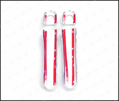 CROMATURA MANIGLIE PORTE AUDI TT/Roadster 1998-2014 CL ACCIAIO INOX ADESIVO 0032 AUTOELEGANCERICAMBI
