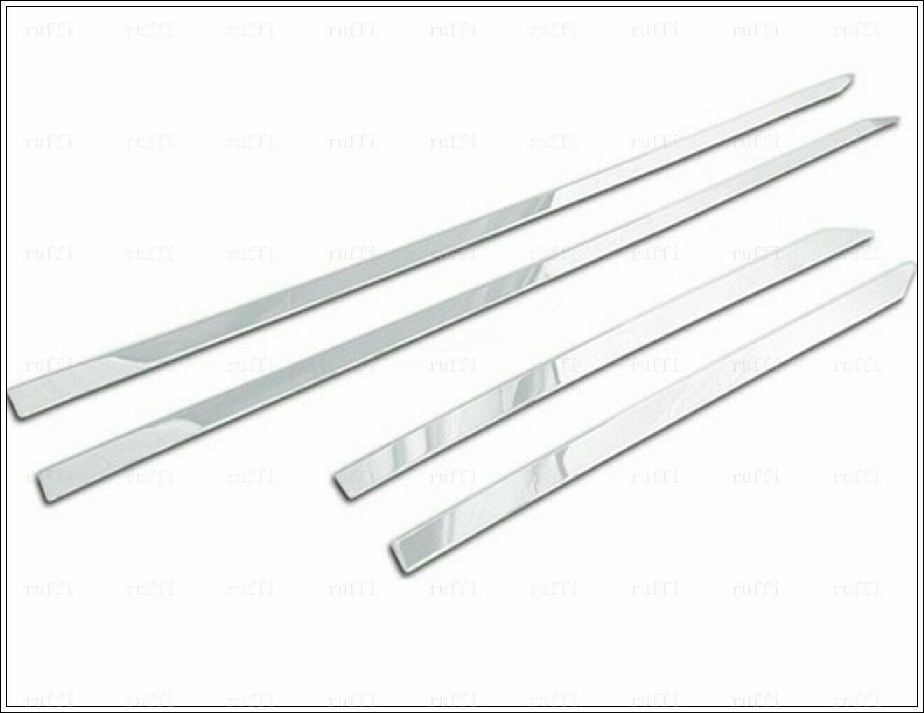 CROMATURA FASCE LATERALI PORTIERE 4PZ FIAT TIPO 2015+ ACCIAIO INOX ADESIVO 0032 AUTOELEGANCERICAMBI