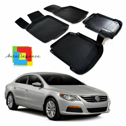SET OF CUSTOM RUBBER CAR INTERIOR MATS VW Passat CC 2005-2015 0032