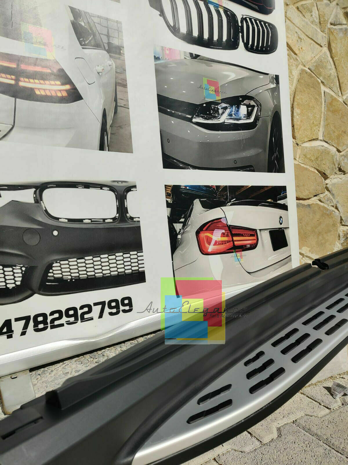 SIDE STEPS UNDER DOOR MERCEDES GLE W167 FROM 2019+ TOP QUALITY ALUMINUM 0032 