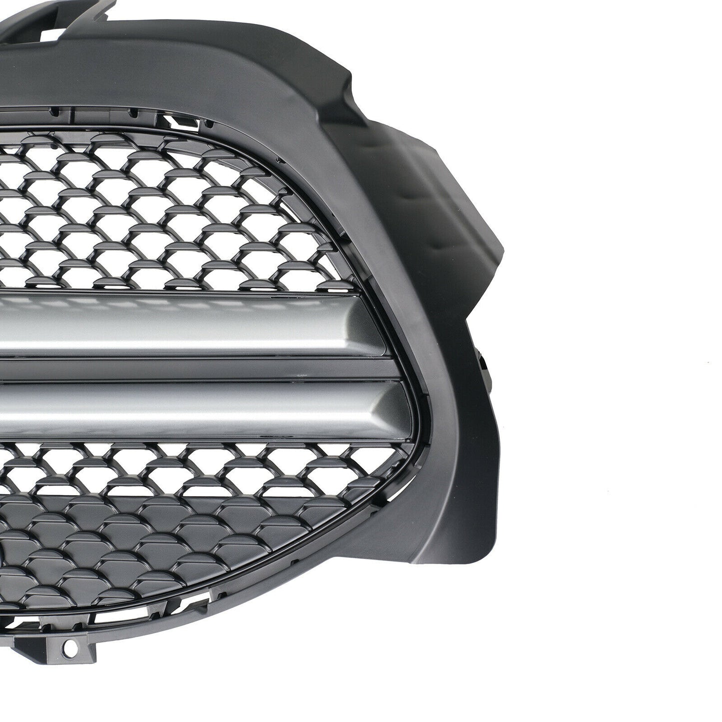 FRONT GRILLE MERCEDES A CLASS W177 AMG LOOK A35 SATIN PROFILE ABS