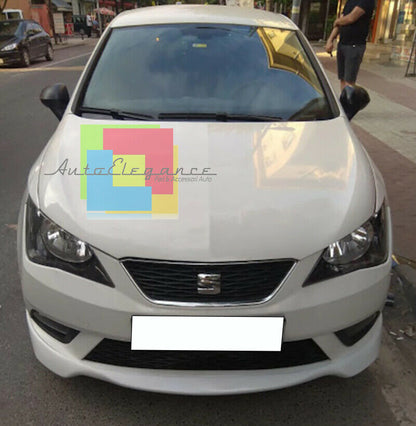 SEAT IBIZA 6J 2012-2017 FRONT BUMPER SPOILER ABS LOOK FR