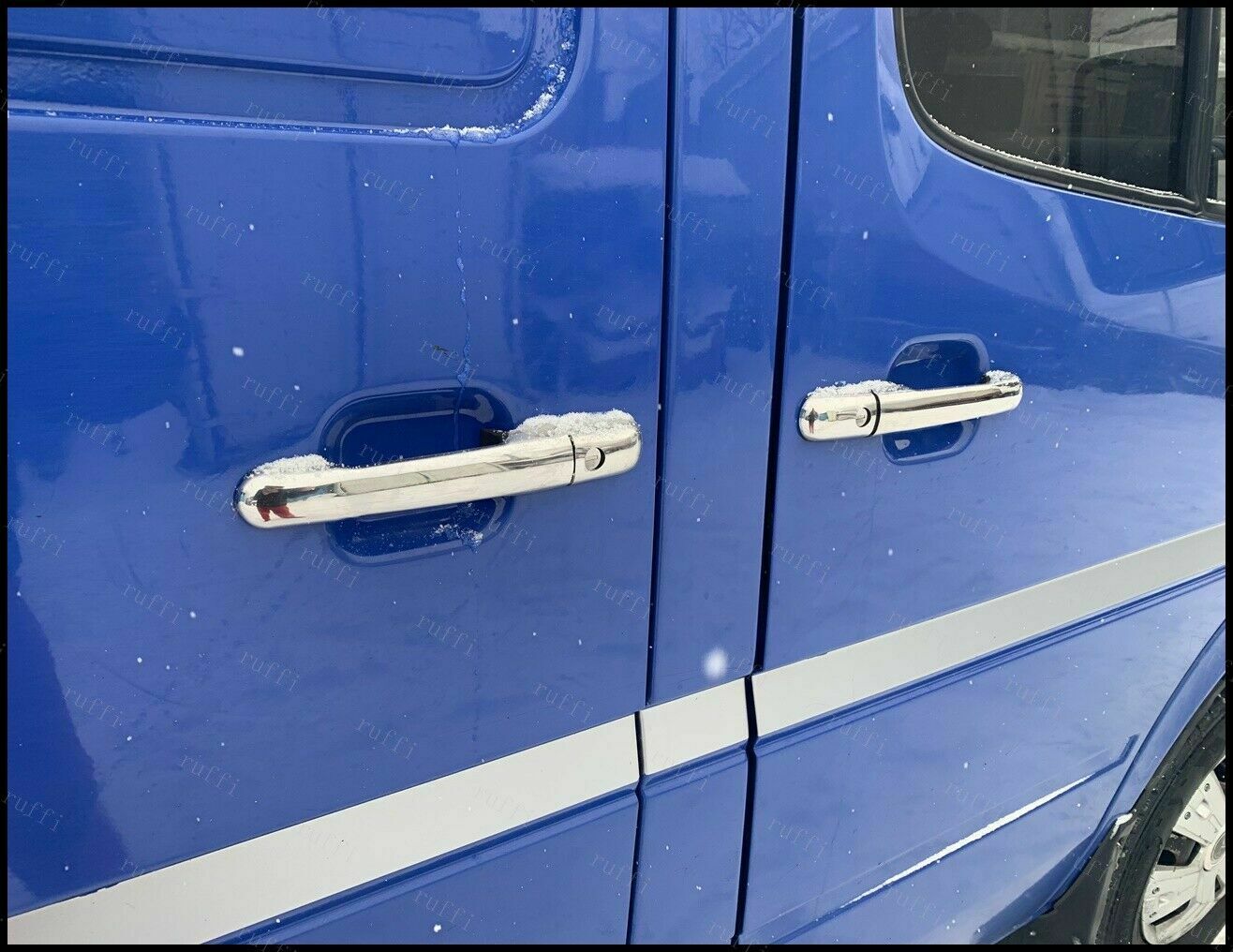 CROMATURA MANIGLIE 5 PORTE MERCEDES SPRINTER W601 1995-2006 INOX ADESIVO 0032 AUTOELEGANCERICAMBI