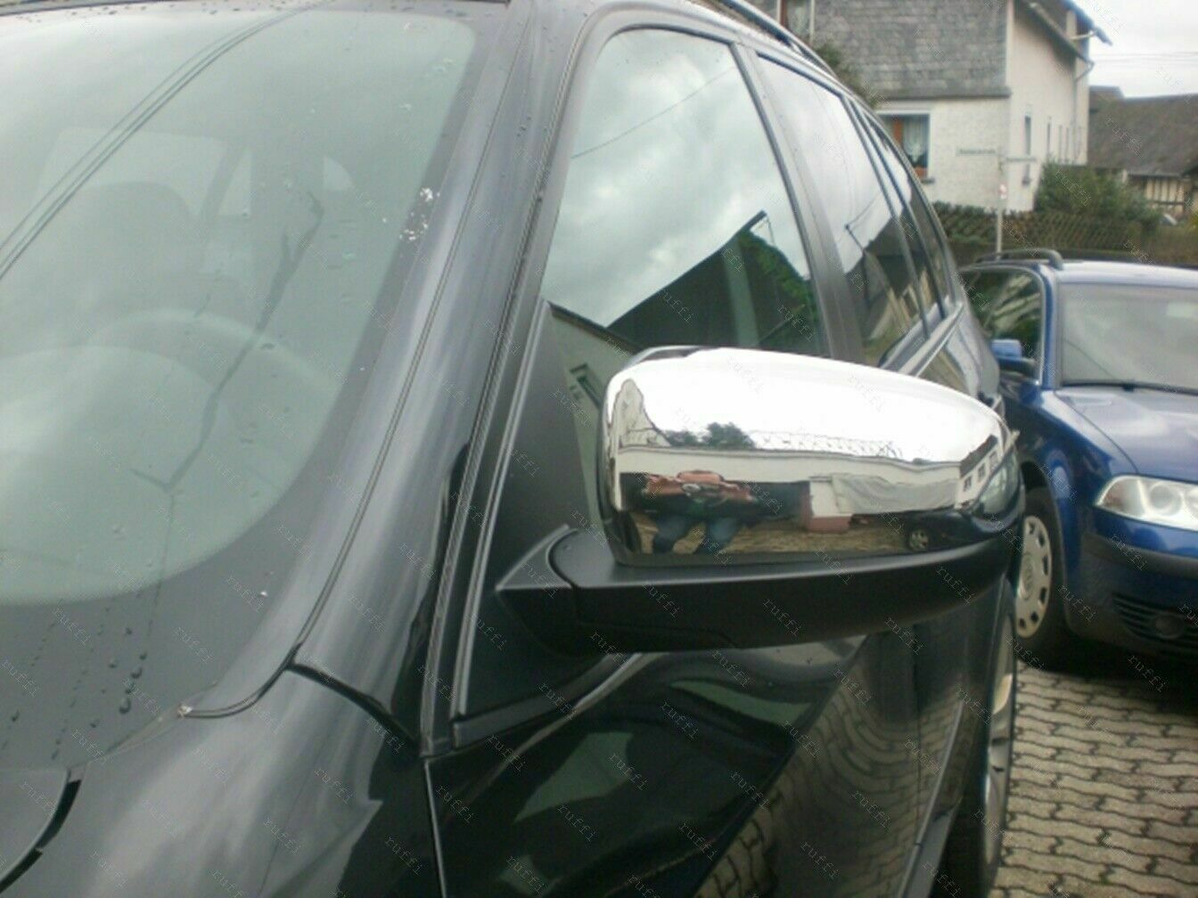 CROMATURA SPECCHIETTI LATERALI BMW X5 E70 2006-2013 ACCIAIO INOX ADESIVO 0032 AUTOELEGANCERICAMBI