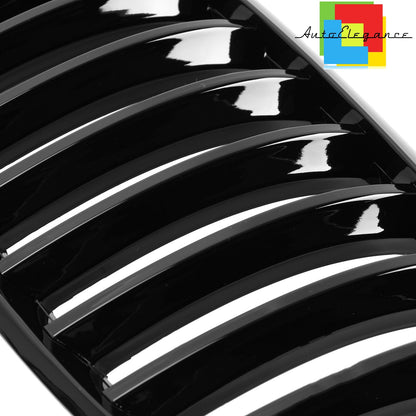 GRILLE MUSTACHE X5 E70 X6 E71 E72 GLOSSY BLACK LOOK SINGLE KIDNEY NEWS